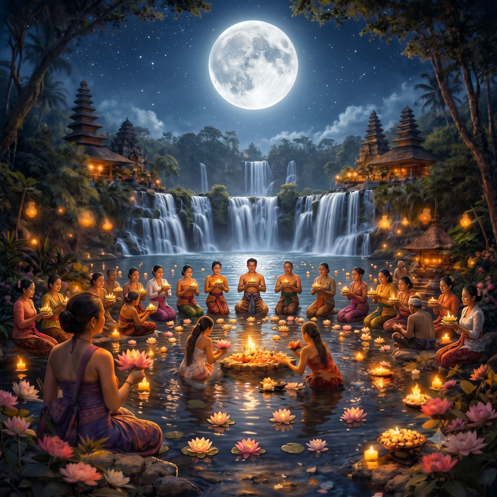 Sacred Waters & Moonlit Blessings